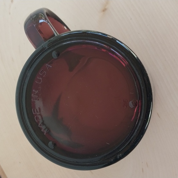 Amethyst Color Heritage Pewter Hummingbird Glass Mug Made in U.S.A. - Picture 6 of 8